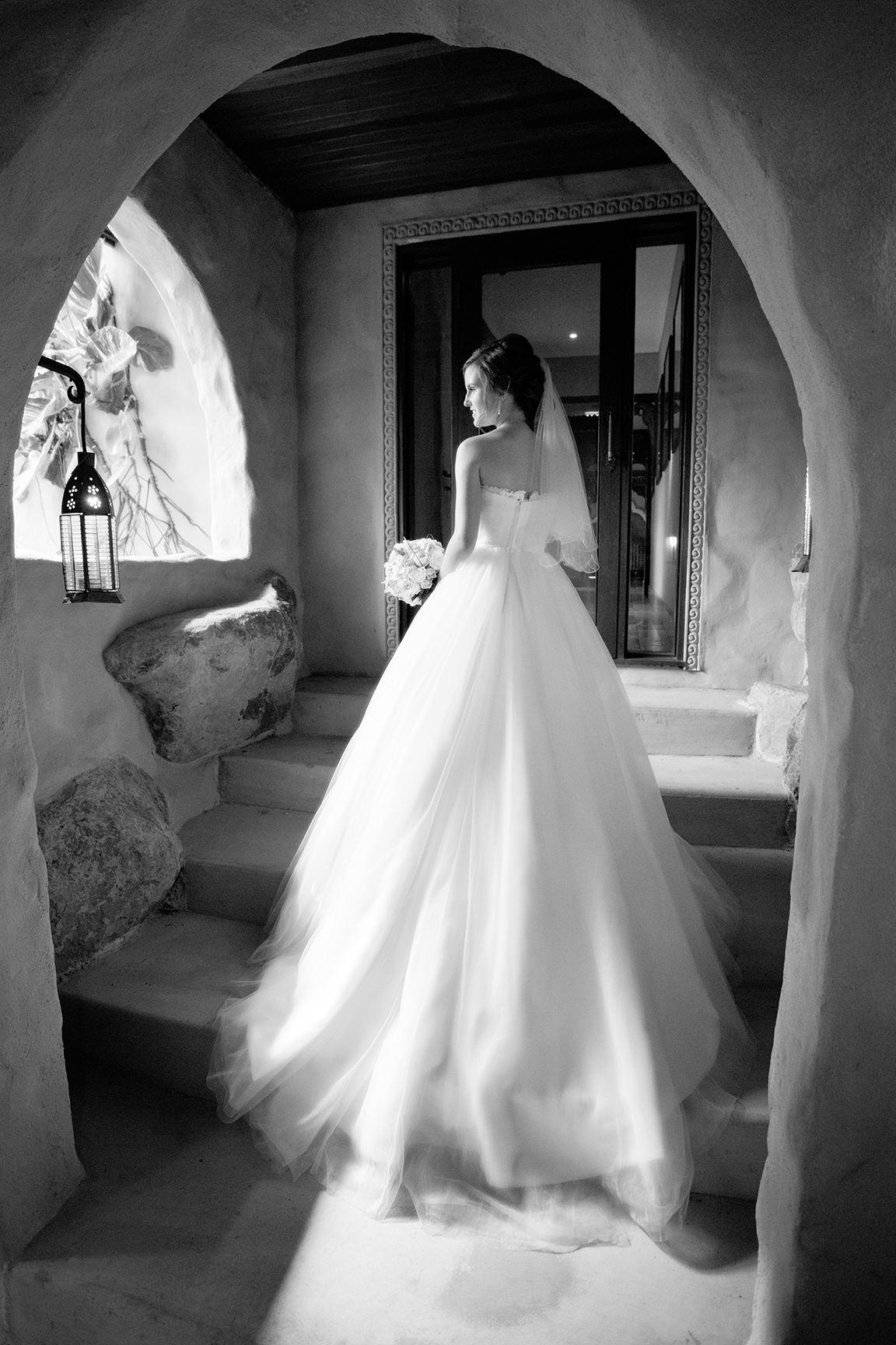 A bridal portrait before the ceremony at Villa Botanica in Queensland.